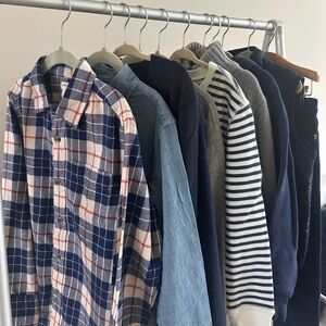 Boys lot of size 8 sweaters and shirts, vest, Crew cuts and Polo Ralph Lauren